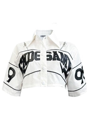 Women's Cropped Trucker Top