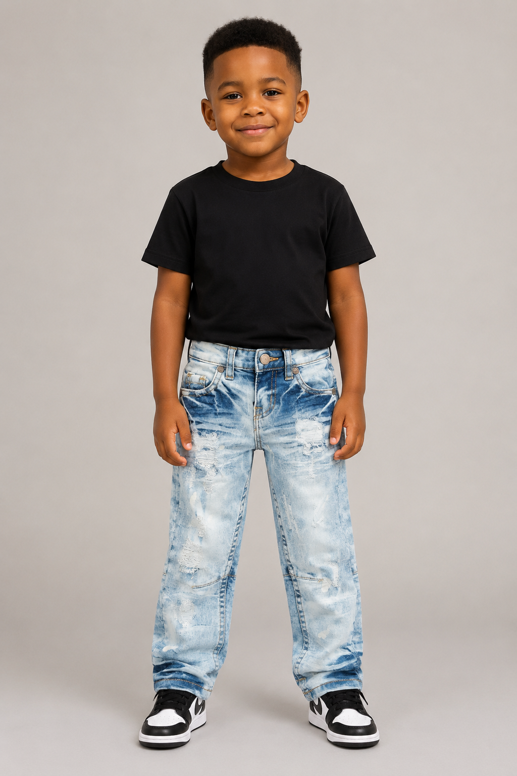 Youth Distressed Denim Jeans