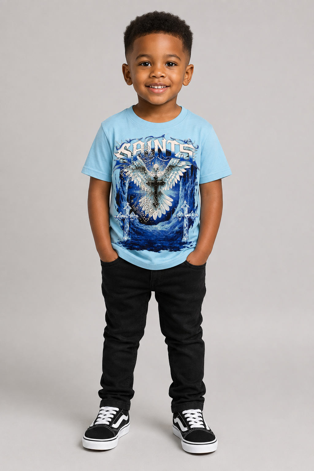 Saints Rhinestone Graphic Tee