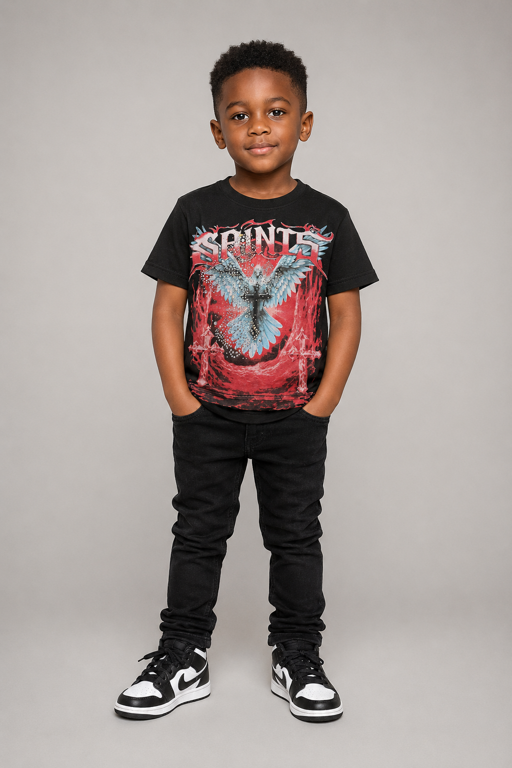 Saints Rhinestone Graphic Tee