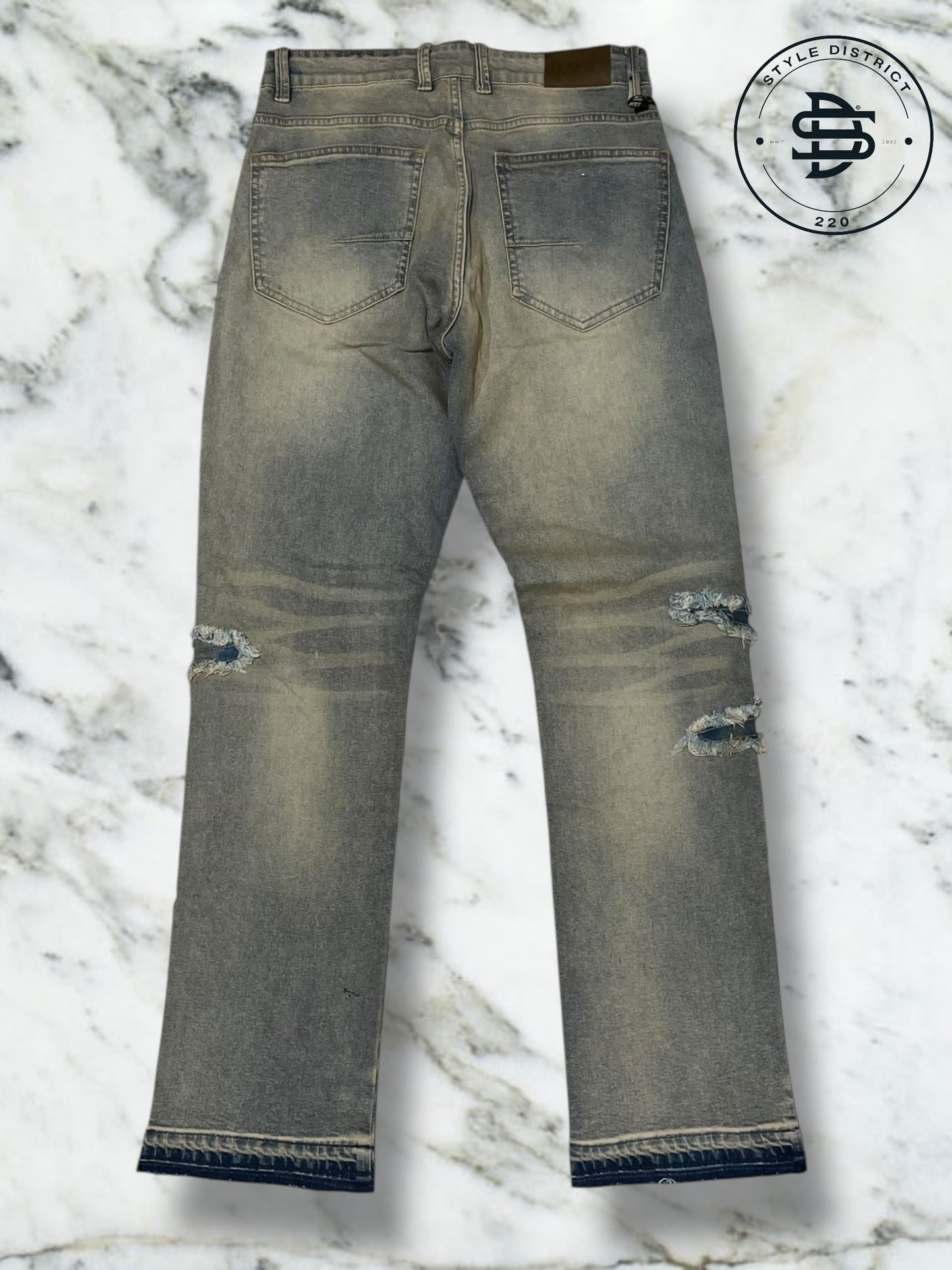 Spider Web Slim Jeans