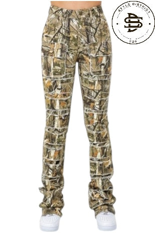Real Tree Stacked Jeans