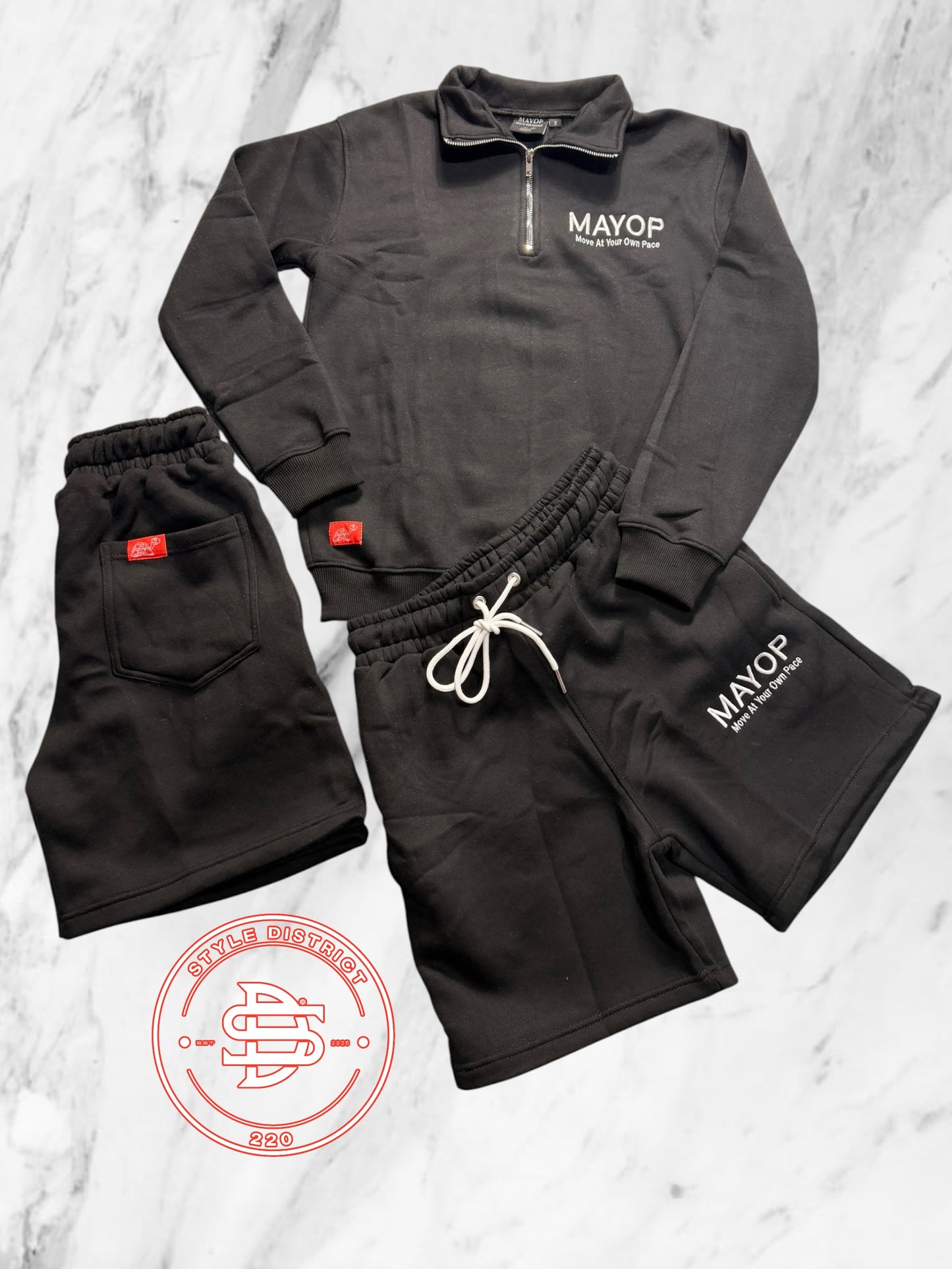 Red Label MAYOP 1/4 Zip Set