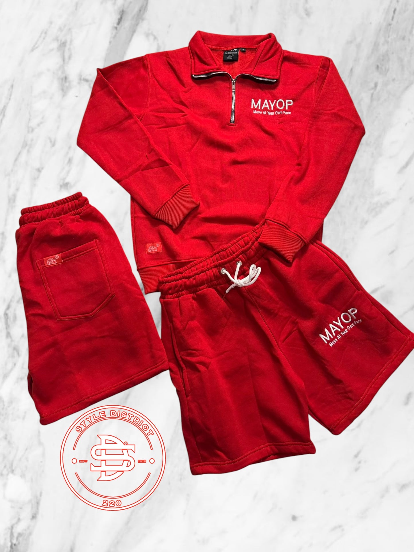 Red Label MAYOP 1/4 Zip Set