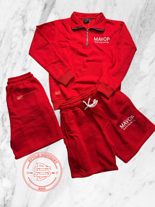 Red Label MAYOP 1/4 Zip Set