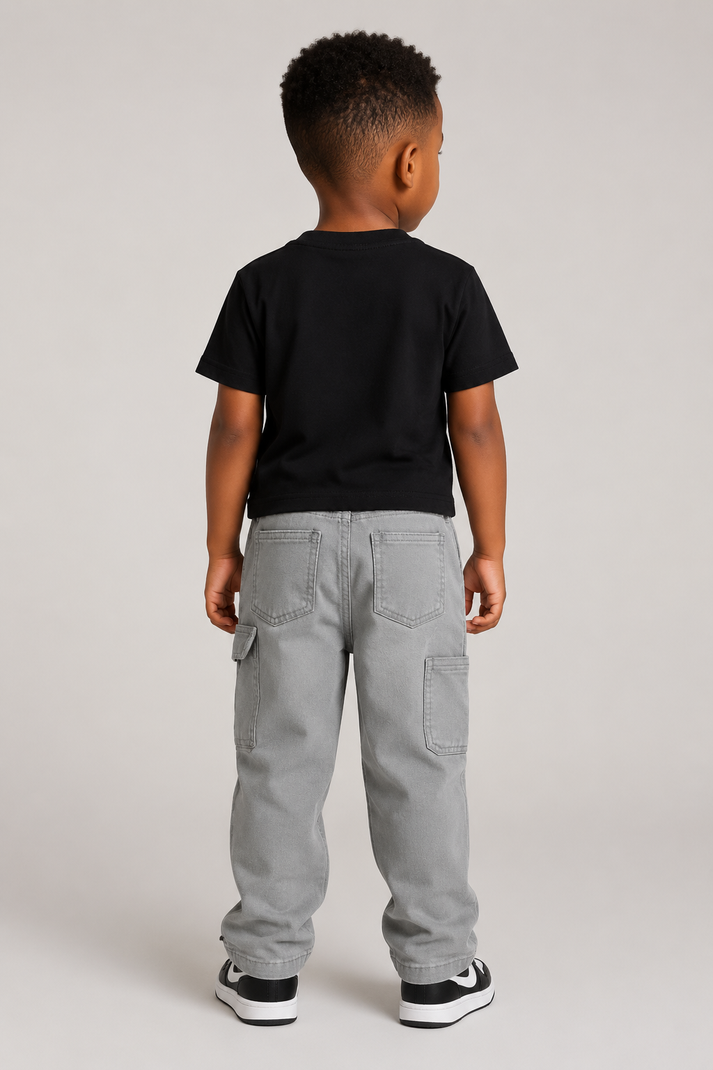 Distressed Cargo Skinny Jeans