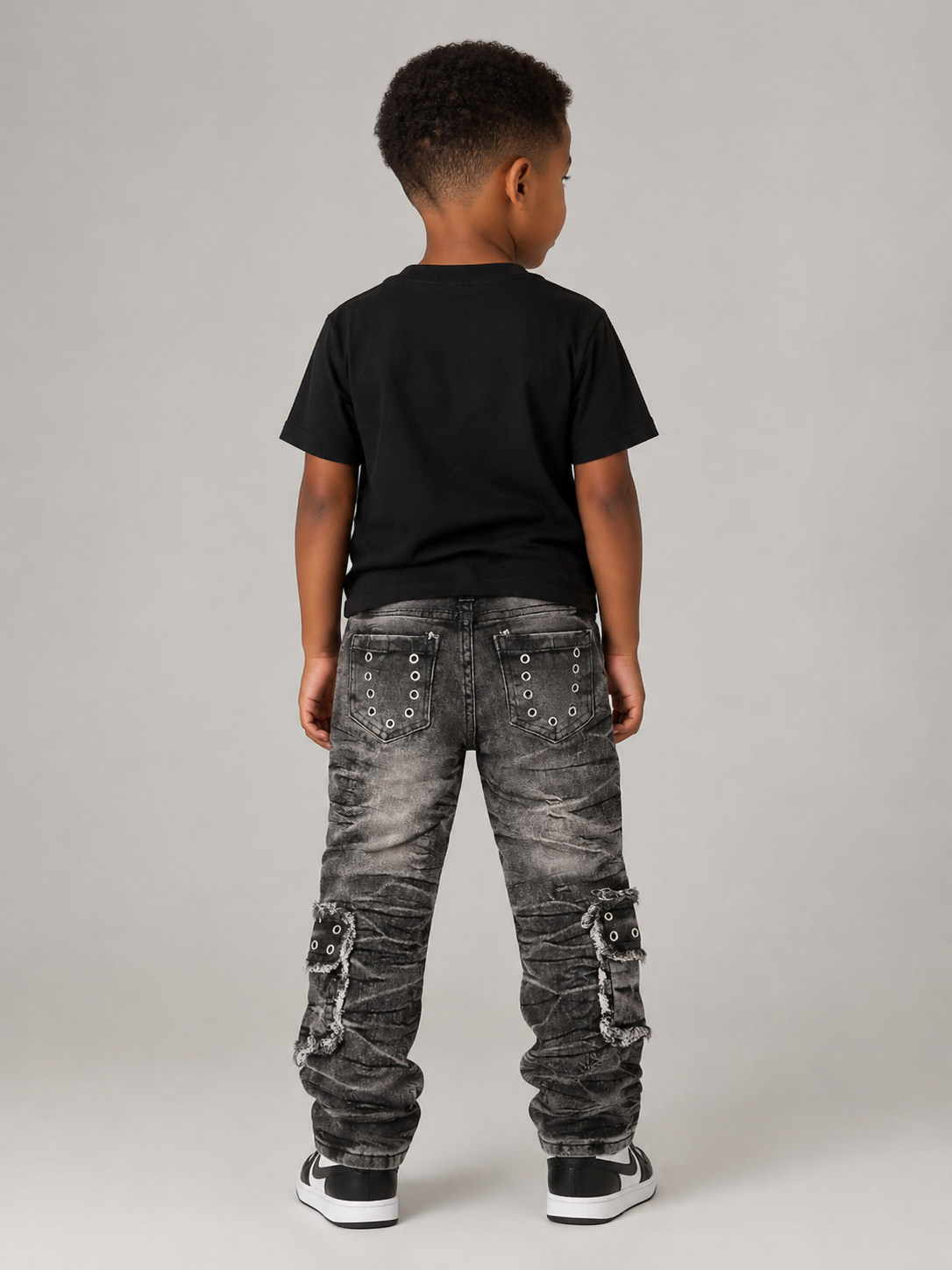 Youth Distressed Detail Denim Jeans